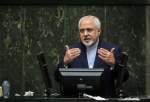 ظریف در صحن مجلس: کسی بدون اجازه ایران نمی تواند وارد آبهای سرزمینی ما شود