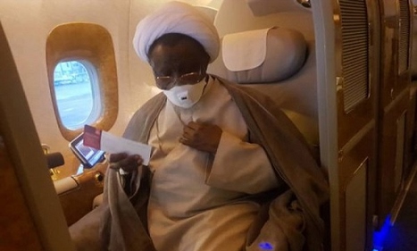 الشيخ ابراهيم الزكزكي عاد إلى نيجيريا دون ان يتلقى العلاج  -  (صور)  