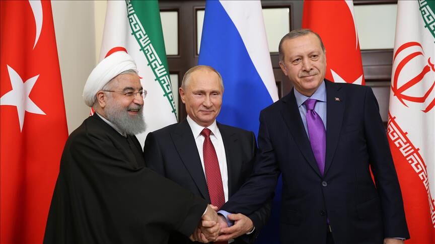 في إطار القمة الثلاثية حول سوريا؛  بوتين يجري لقائين منفصلين مع روحاني وأردوغان