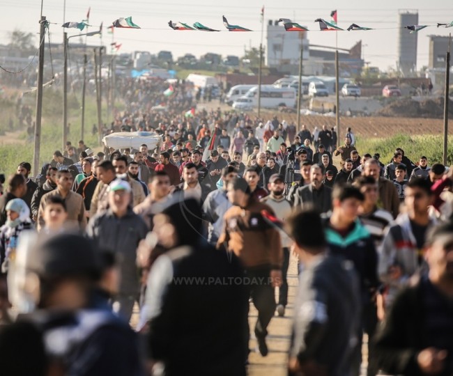 39 إصابة خلال قمع الاحتلال لمسيرات العودة السلمية شرق قطاع غزة