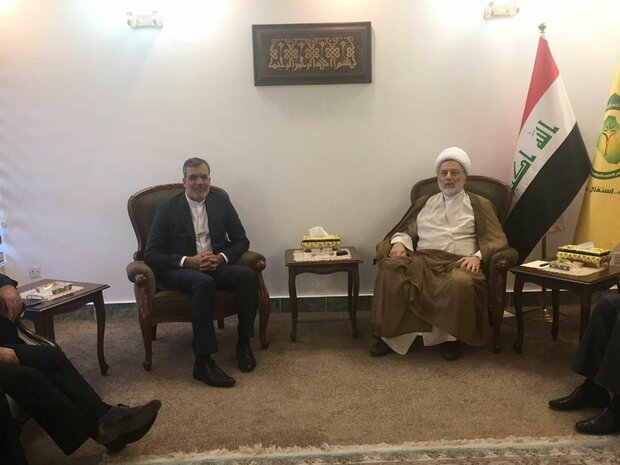 جابري انصاري يلتقي برئيس المجلس الاعلى الاسلامي في العراق