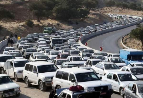 ترافیک سنگین و پرحجم در مسیرهای منتهی به پایانه‌های مرزی عراق