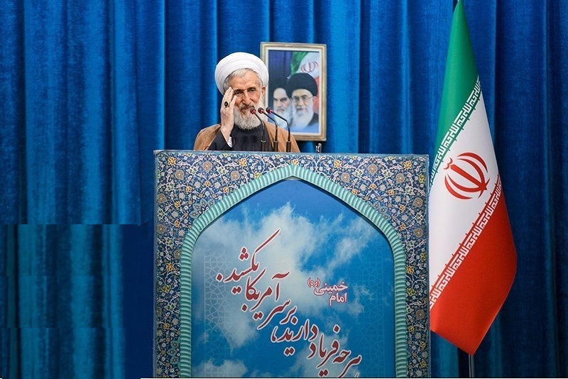 خطيب جمعة طهران: شعبنا اغلق باب التفاوض مع اميركا الى الابد