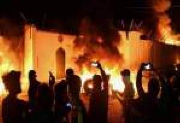 نجف میں ایرانی قونصل خانے کو نظر آتش کرنے کی کوشش