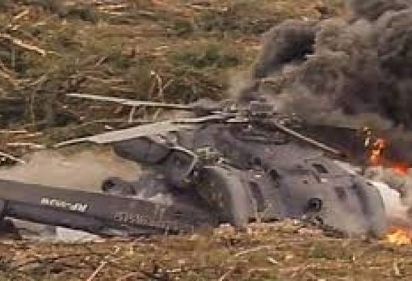 روس میں فوجی ہیلی کاپٹر ایم آئی- 28 تربیتی پرواز کے دوران گر کر تباہ