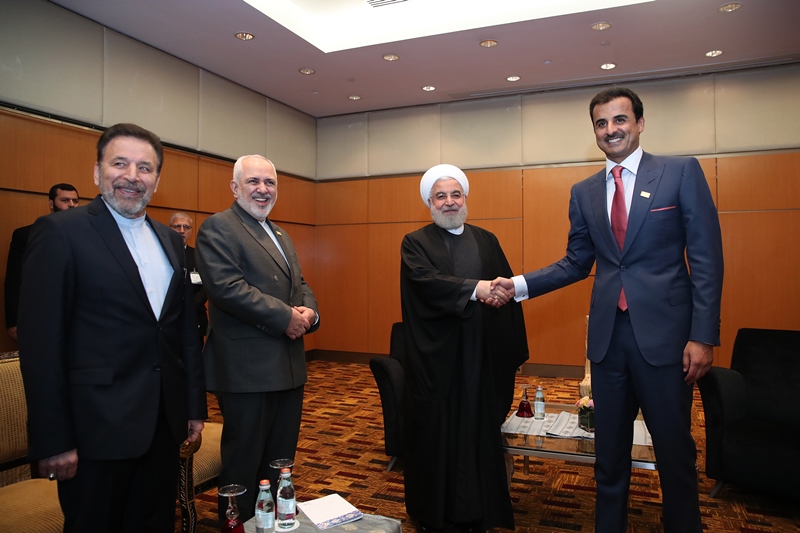 روحاني: ندين ممارسة الضغوط والقيود ضد دولة قطر
