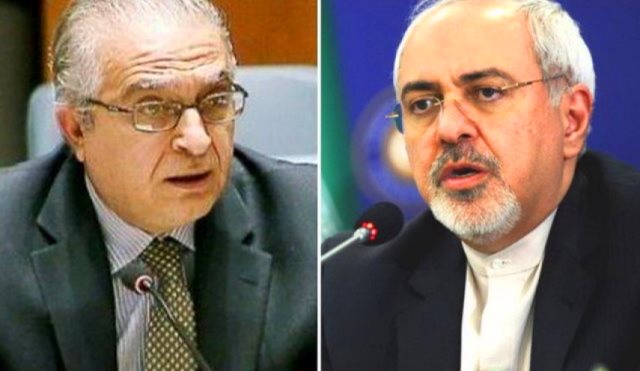 وزيرا خارجية ايران والعراق يناقشان  تداعيات الاجراء الامريكي الارهابي
