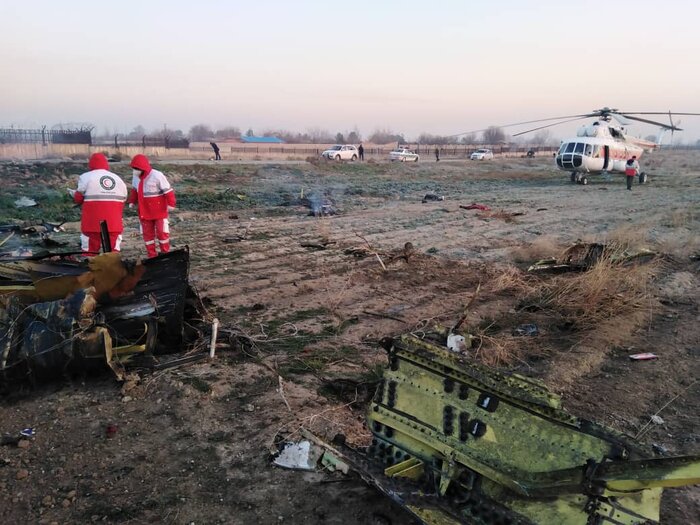 سقوط طائرة أوكرانية بالقرب من مطار الإمام الخميني(رض)