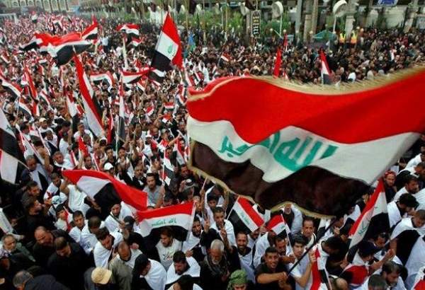 مردم عراق در اعتراض به تجاوزات آمریکا به خیابان‌ها ریختند