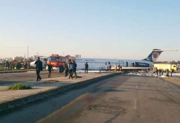 دلیل بروز حادثه برای هواپیمای کاسپین در ماهشهر در حال بررسی است