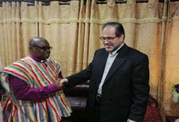 حضور اسقف اعظم کلیسای انجلیکن غنا در مراسم گراميداشت سالگرد پیروزی انقلاب