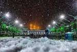 بارش برف در کربلا و بغداد بعد از 12 سال + تصاویر