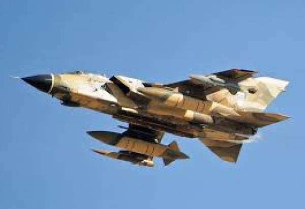 A file photo of Tornado fighter jet belonging to Saudi Arabia shot by Yemen’s army forces.