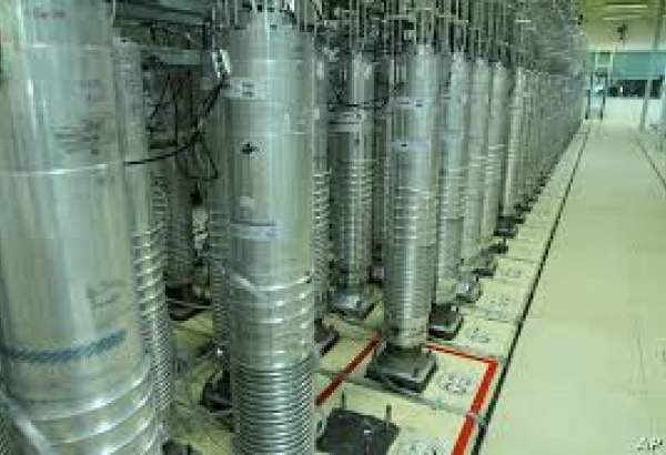 Released by Iran’s Atomic Energy Organization, the photo shows centrifuge machines in Natanz uranium enrichment facility. (file photo)