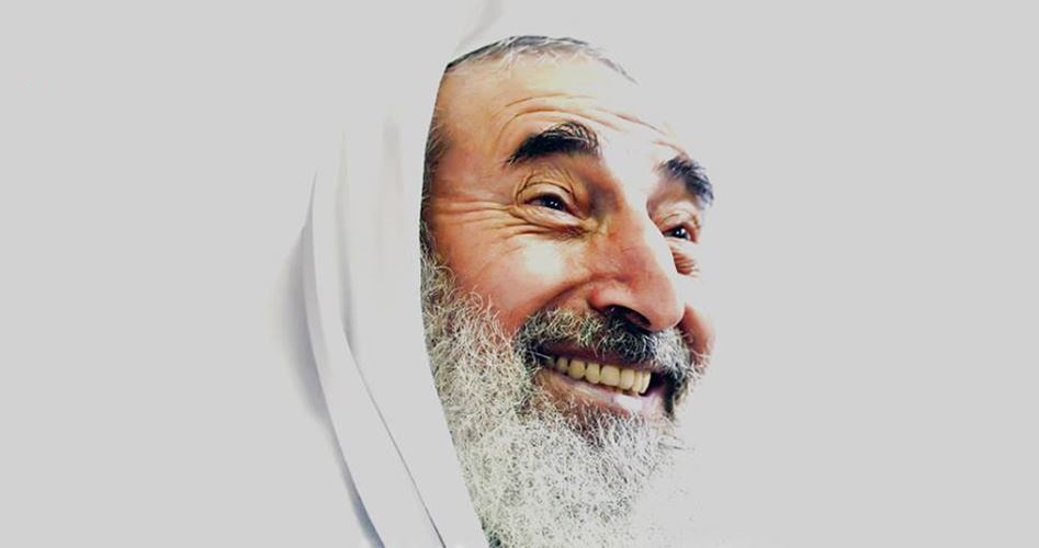 الشيخ الشهيد أحمد ياسين، مؤسس وزعيم حركة المقاومة الإسلامية "حماس"