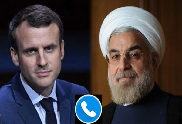 ایران کے صدر ھسن روحانی کا اپنے فرانسیسی ہم منصب سے ٹیلیفون پر رابطہ