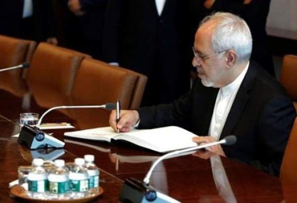 نامه ظریف به دبیرکل سازمان ملل نامه درباره تحریم‌های یکجانبه علیه ایران