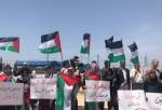 مردم غزه در سالروز «نکبت» به صورت نمادین تظاهرات کردند