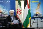 Hujjat-ul-Islam Shahiari delivering speech on second day of “Holy Quds” webinar (photo)  
