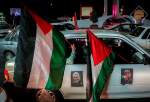 مسيرة بالمركبات في مشهد تضامنا مع الشعب الفلسطيني  