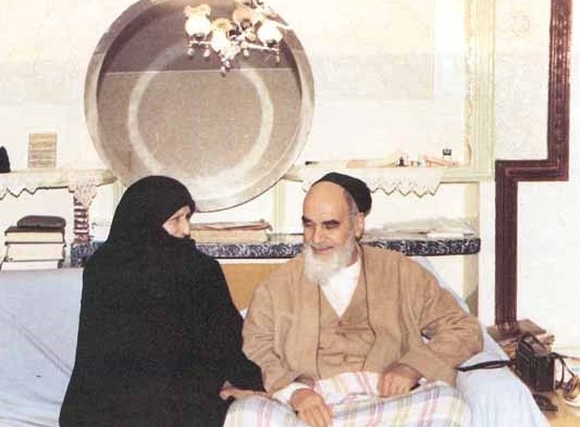 نامه عاشقانه امام خمینی به همسرشان