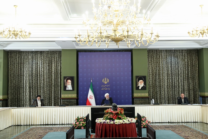 اول اجتماع لرؤساء السلطات الثلاث بعد تشكيل البرلمان الايراني الجديد