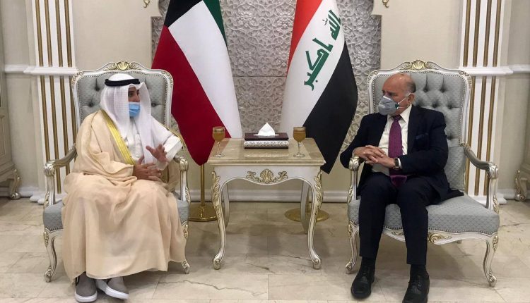 وزير الخارجية الكويتي أحمد الصباح الذي وصل إلى بغداد اليوم الأحد