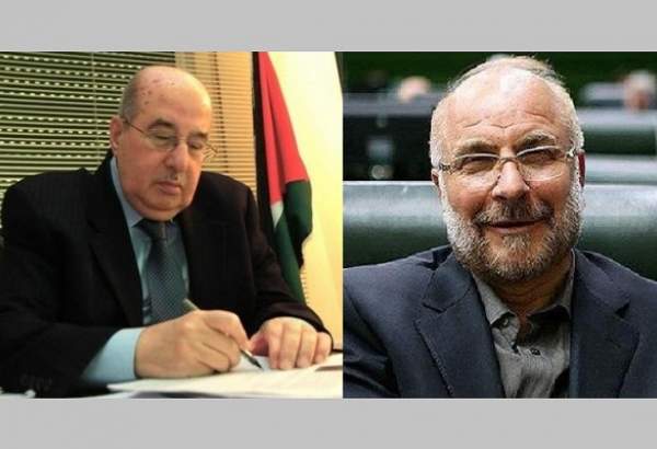 پیام تبریک رئیس مجلس ملی فلسطین به قالیباف
