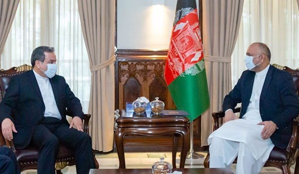 عراقجي يعلن استعداد ايران  لدعم الحكومة الافغانية للتقدم بعملية السلام في افغانستان