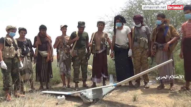 اسقطت الدفاعات الجوية اليمنية طائرة استطلاع مسيرة سعودية، من طراز ار كيو20  