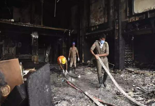 بھارت: قرنطینہ سینٹر میں اچانک آتشزدگی سے 11 افراد ہلاک