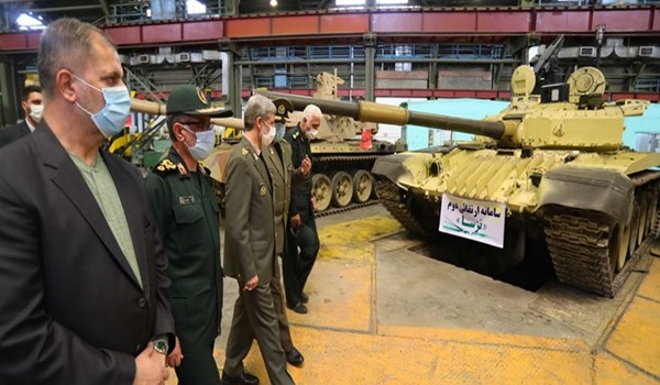 العميد حاتمي : يفتتح خط لتحسين وترقية قدرات دبابات القوات المسلحة T90