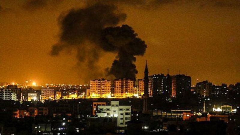 طائرات الاحتلال تقصف مناطق جنوب قطاع غزة