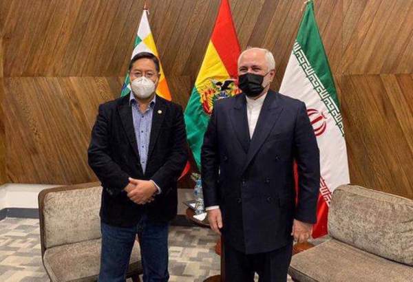 Iranian FM calls for boosting relations in meeting with Bolivia president-elect