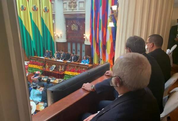 حضور ظریف در مراسم تحلیف رئیس جمهور جدید بولیوی