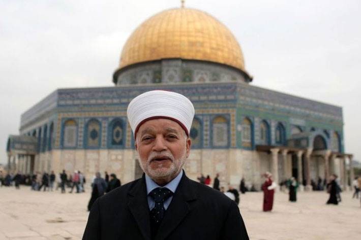المفتي العام للقدس والديار الفلسطينية وخطيب المسجد الأقصى المبارك، الشيخ محمد حسين