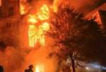 آتش سوزی مهیب در کلیسای تاریخی نیویورک