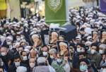 People in the Iranian holy city of Qom carry the coffin of Ayatollah Mohammad Yazdi-Assembly of Experts and member of the Society of Seminary Teachers of Qom.