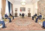 تأکید رئیس‌جمهور مصر بر حقوق مشروع فلسطین