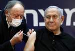 Israeli Prime Minister Benjamin Netanyahu receives coronavirus vaccine ahead of roll out in Sheba Medical Center, Occupied Palestine.