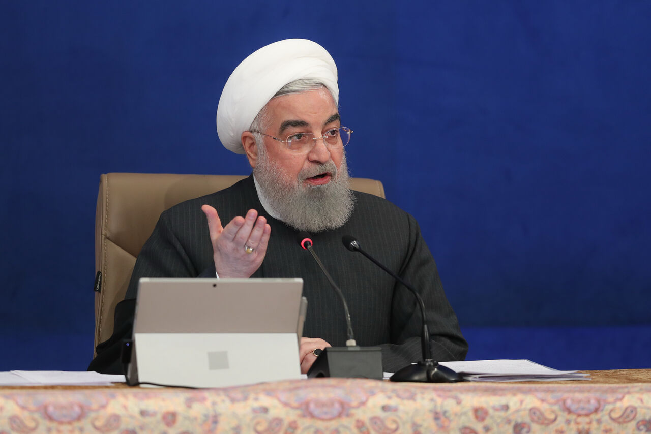 الرئيس روحاني : احداث ليلة الاربعاء في امريكا اظهرت هشاشة الديمقراطية الغربية