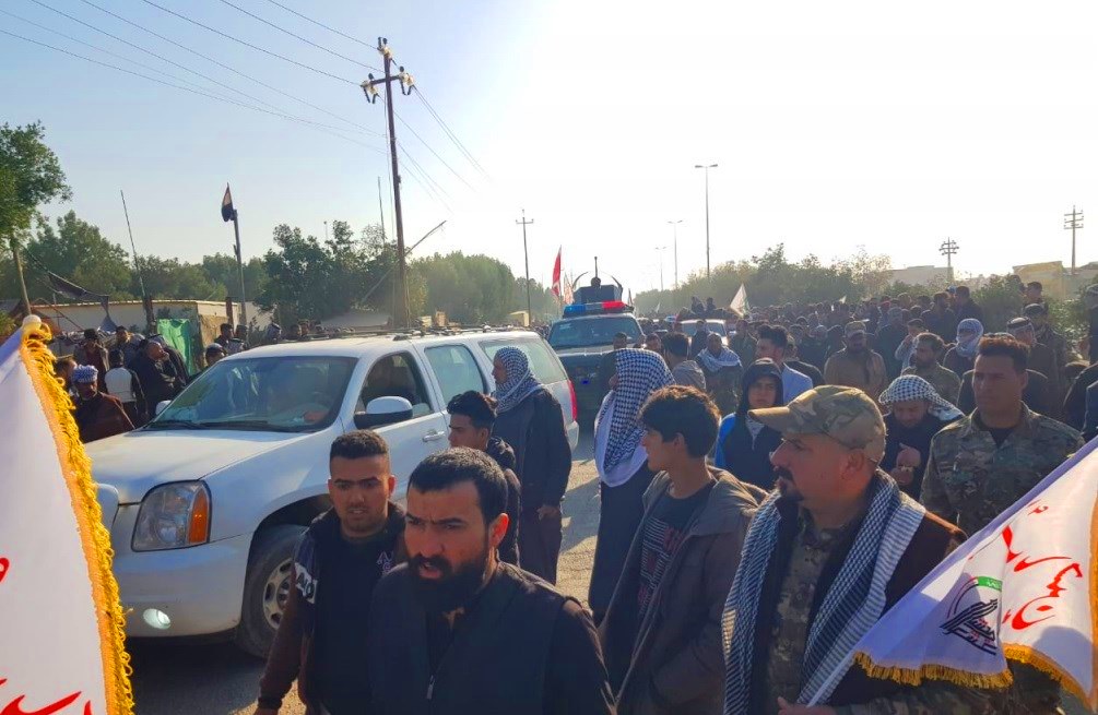 العراق يشييع شهداء "الحشد" الذين ارتقوا بهجوم "داعش" في محافظة صلاح الدين