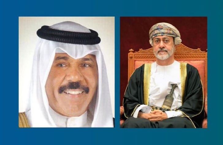 أمير الكويت يتلقى رسالة خطية من سلطان عُمان