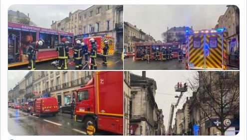 دوي انفجار اليوم السبت في مبنى سكني في بوردو الفرنسية  