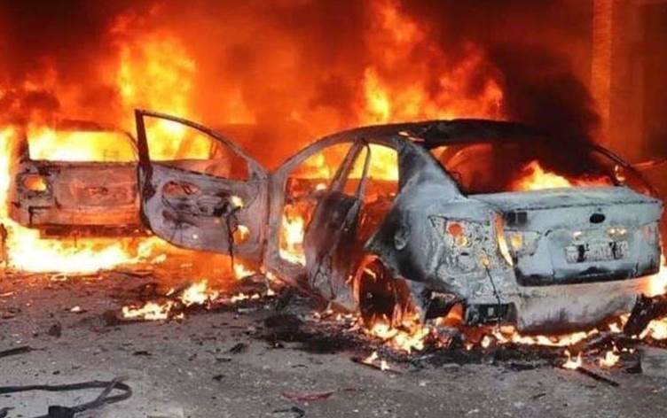 إنفجار سيارة مفخخة بايدي دواعش يؤدي إلى مقتل ٢١ ارهابياً في سامراء