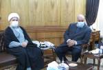 حجة الاسلام و المسلمين الدكتور "حميد شهرياري" يلتقي مع  محافظ كرمانشاه  