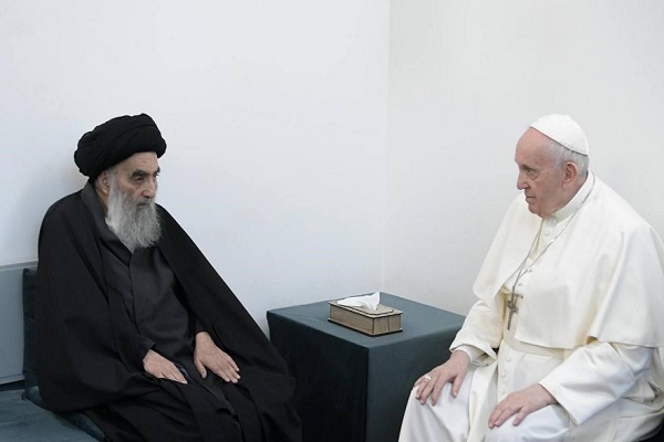 Pope Francis meets Ayatollah Sistani in historic visit