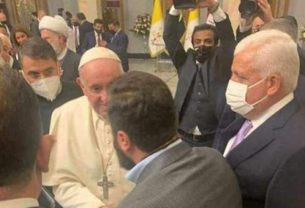 Christian Hashad al-Shabi commander receives Pope