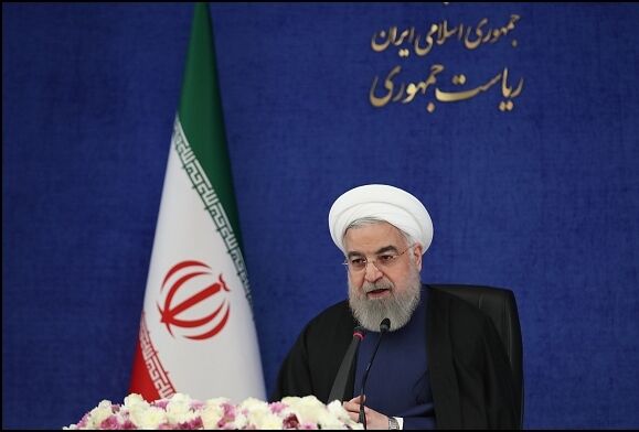 روحاني : الشعب الايراني استطاع ان يسطّر ملحمة كبرى بصموده امام المؤامرات العدو