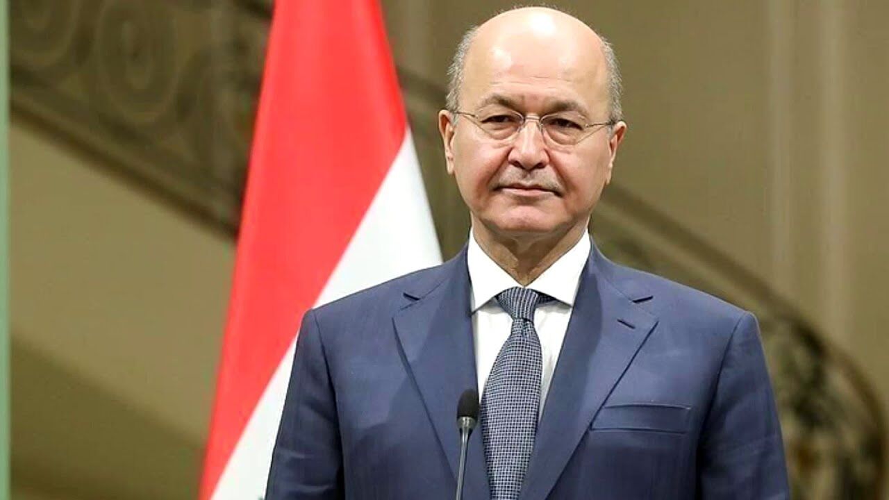 الرئيس العراقي  يجب أن نقول إن الشهيد سليماني كان يريد مساعدة العراق خلال الفترة العصيبة